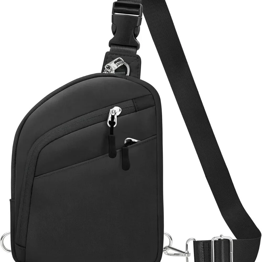 Anti Theft Crossbody Bag for Women Men Waterproof RFID Security Travel